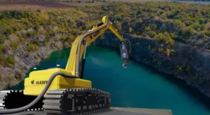 brazos de largo alcance para excavadoras